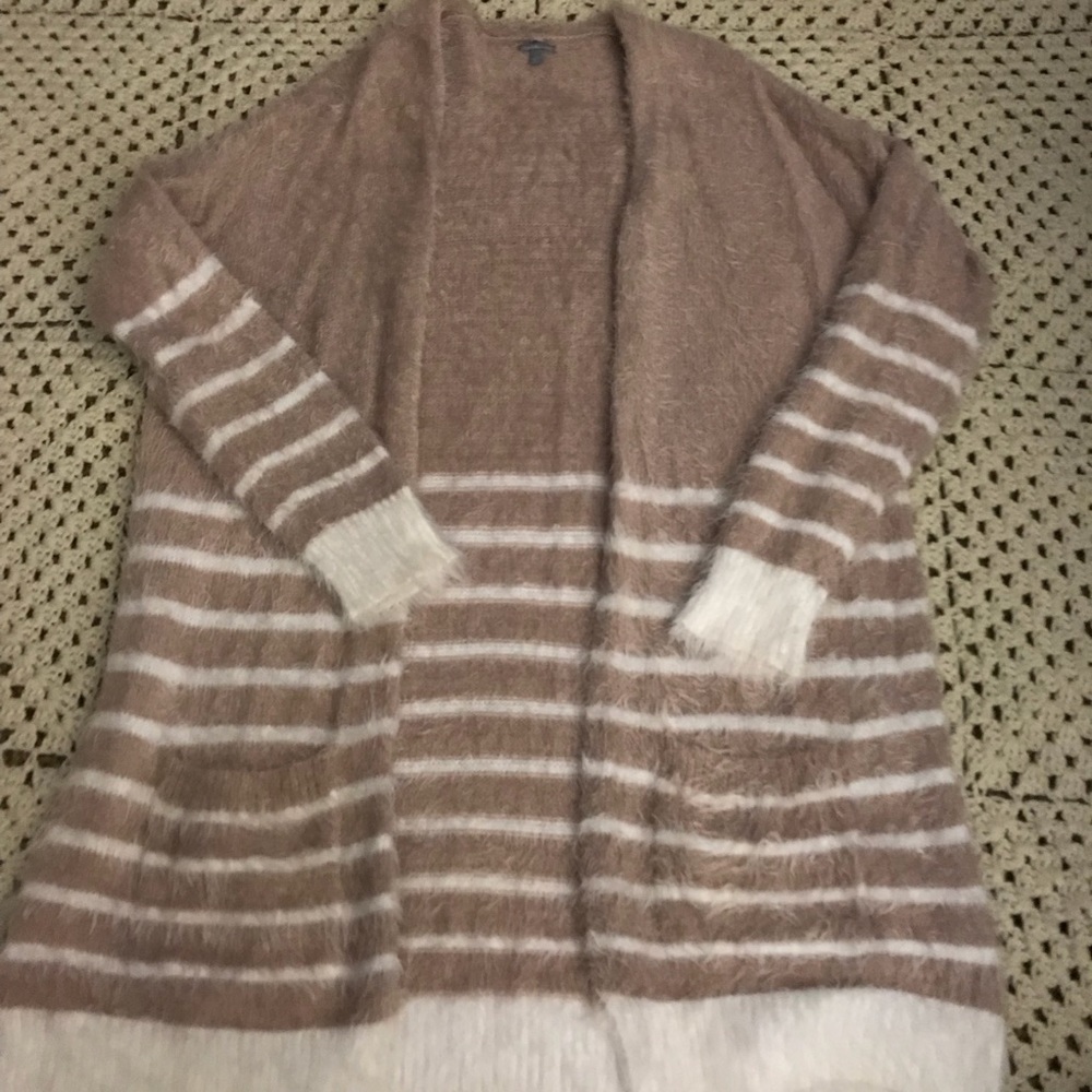 Fuzzy Sweater Cardigan